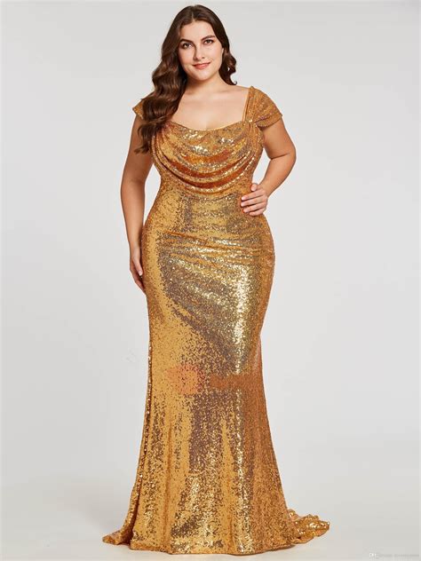 plus size sequin formal dresses